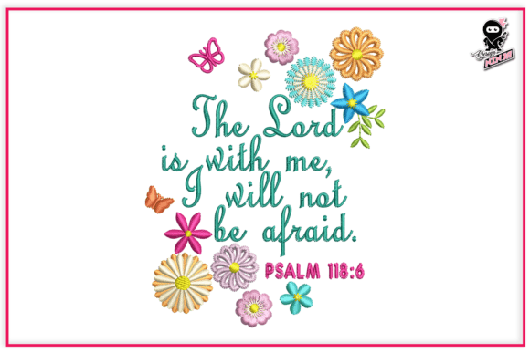 Bible Scripture with Flowers: A Christian Embroidery Design Review