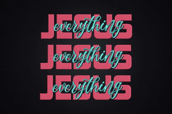 Christian Faith Jesus Over Everything Design Review
