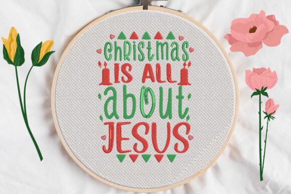 Christmas Is All About Jesus Embroidery Design Review