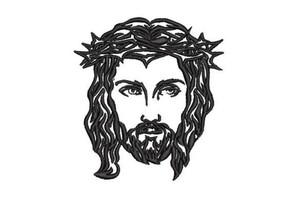 Face of Jesus Embroidery Design Review for Apparel Projects