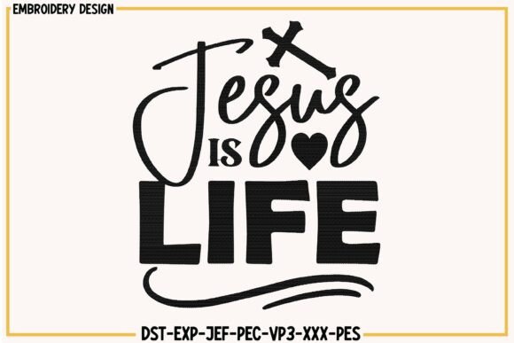 Jesus Is Life Embroidery Review for Handmade Gift Creators