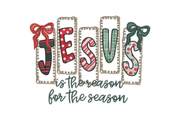 Jesus Is the Reason Christmas Embroidery Design Review