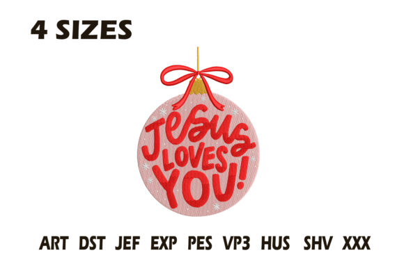 Jesus Loves You Ornament Embroidery Review for Gift Makers