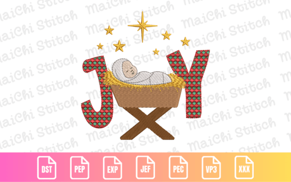 JOY Nativity Embroidery Design Review