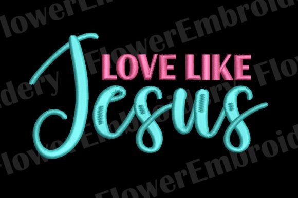 Love Like Jesus God Machine Embroidery Review for Small Business Use