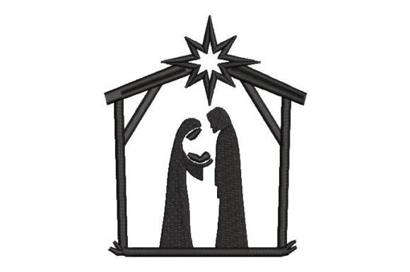 Mary and Joseph Birth of Jesus with Star Embroidery Design Review