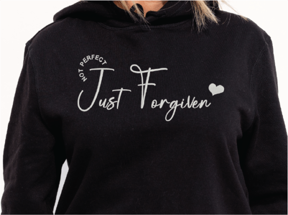 Not Perfect Just Forgiven Christian Quote Review